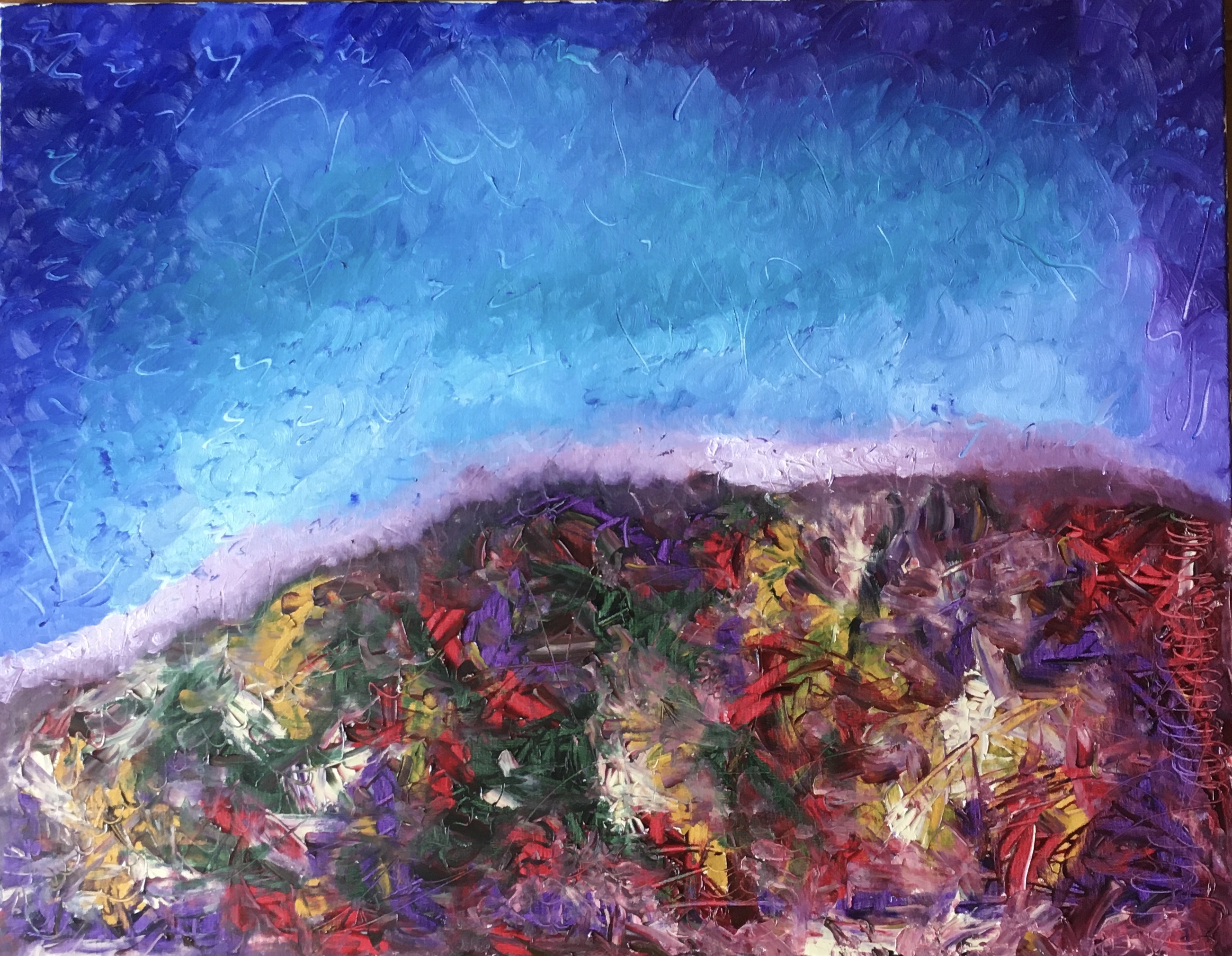 tableau toile huile de Virginie et Nicolas BRAVIN
